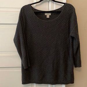 The Loft knit sweater with 3/4 sleeves